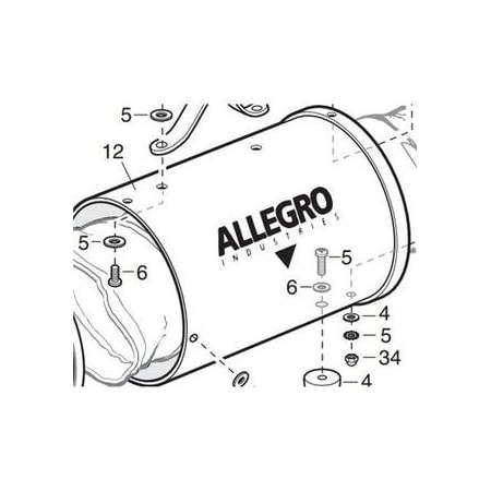 Allegro Industries High Output Housing, 950955 9509-55
